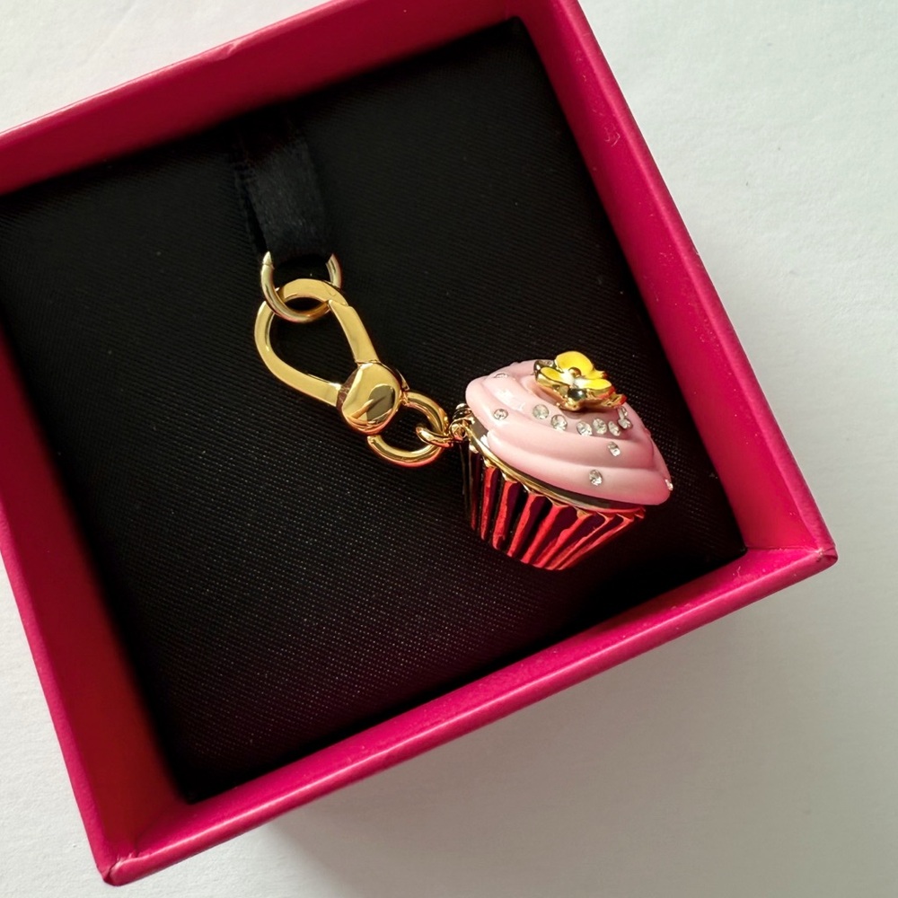 Vintage Juicy Couture Pink Cupcake Charm